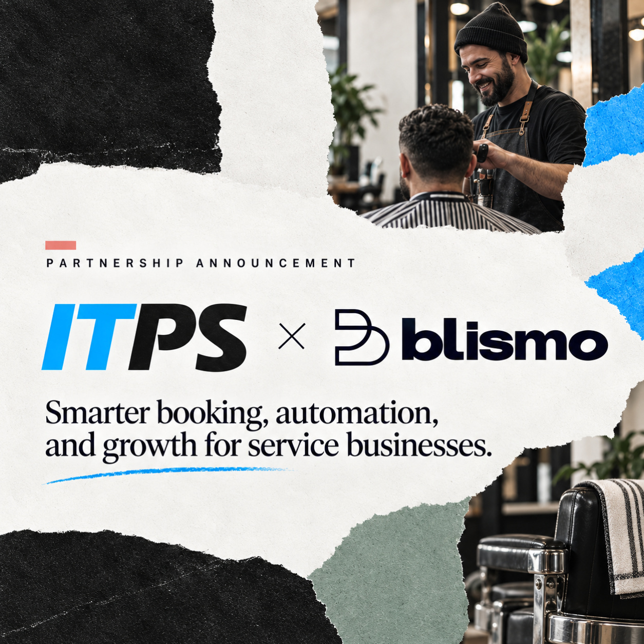 ITPS and Blismo partnership announcement artwork