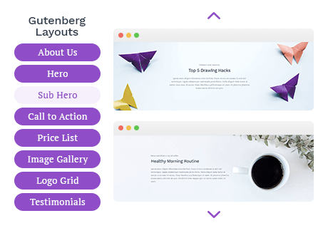 WordPress Gutenberg Design Library by Getwid